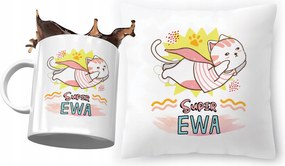 Éva párna bögre szett gyerekeknek fényképes nyomtatással