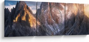 Kép - Hegyi panoráma (órával) (90x30 cm)