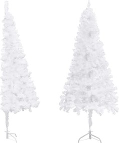 vidaXL fehér PVC sarok műkarácsonyfa 240 cm
