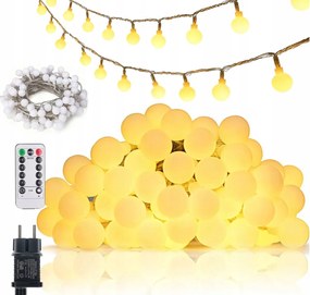 Meleg fehér LED-es zsinóros LED-es lámpák nappali kemping sátrakhoz 27M