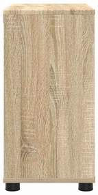 Fürdőszoba mosdószekrény Sonoma tölgy 60 x 30 x 60 cm Faanyag