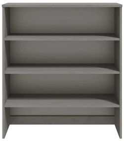 HAMAR világosszürke tömör fenyőfa felső szekrény 90x30x100 cm