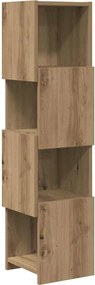 vidaXL Sarokszekrény Artisan tölgy 25,5x25x102cm Faanyag