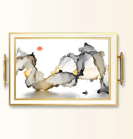 Üveg tálca, 38×24 cm – TPB9876