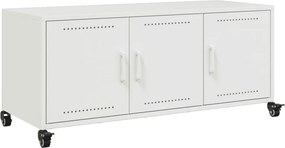 vidaXL fehér acél TV-szekrény 100,5 x 39 x 43,5 cm