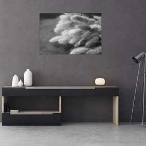 Kép - nyúlfarknyi fű az asztalon (90x60 cm)