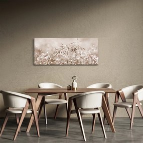 Kép - rét barna árnyalatokban (120x50 cm)
