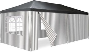 Kerti sátor cipzáras rendszerrel és oldalfalakkal 3 x 6 cm