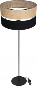 Fekete Juta Állólámpa 40CM Juta