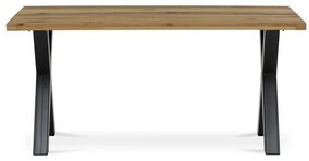 Tömör Tölgy Étkezőasztal 160×90 cm. DS-X160 DUB