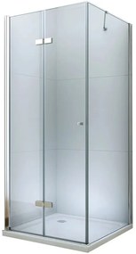 Mexen Lima zuhanykabin 75x50cm, 6mm üveg, króm profil-átlátszó üveg, 856-075-050-01-00
