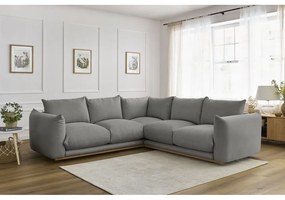 Szürke sarokkanapé Ernest – Bobochic Paris