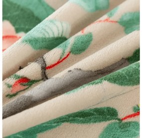 Mikroplüss ágyneműhuzat PETALIA bézs Ágyneműhuzat mérete: 70 x 80 cm | 140 x 200 cm