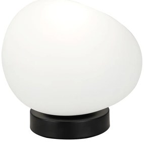 Fekete-fehér asztali lámpa (magasság 19 cm) Stones – Candellux Lighting