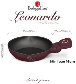 Berlinger Haus Indukciós tapadásmentes Mini serpenyő 16 cm Leonardo Collection