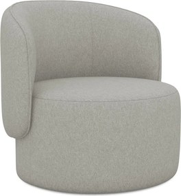 Világosszürke fotel Ipo – Makamii