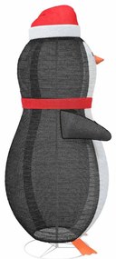 Havas pingvin figura Meleg fehér 78 x 88 x 180 cm szövet