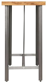 Tömör újrahasznosított tíkfa bárasztal 120x58x106 cm