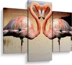 Kép - két flamingó (90x60 cm)
