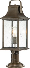Quintiesse vintage kültéri állólámpa grant átlátszó braune patina elsqn-grant3-l-bu IP44