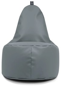 Sötétkék bőrutánzat gyerek babzsákfotel Lull M – So Soft?