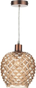 DAR LIGHTING MOS6535 MOSAIC Egyágú Függesztett Lámpa Üveg IP20