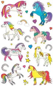 Matrica, papír, 1 ív, 76x120 mm, AVERY ZWECKFORM, Z-Design No.53222, unikornis (AY53222)