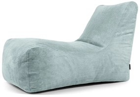 Mentazöld kordbársony babzsákfotel Lounge – SLOWDOWN