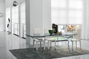 CRYSTAL PLUS exkluzív étkezőasztal - 200-300cm