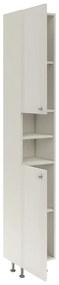 Lucia Fürdőszobai magasszekrény MDF előlappal, védőbevonattal Fehér