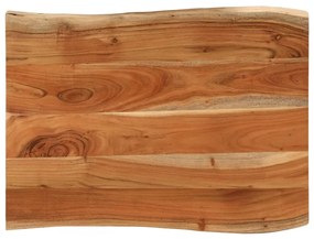 vidaXL tömör akácfa téglalap alakú asztallap 90x60x3,8 cm