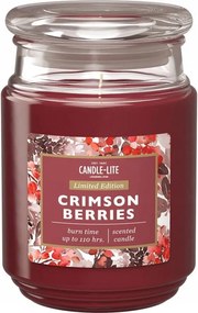 Nagy méretű Crimson Berries gyertya Candle-lite