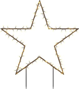 vidaXL karácsonyi csillag fénydekoráció 115 LED 85 cm
