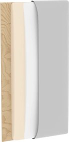 Kárpitozott fali panel QUADRATTA 15x60 cm, szürke