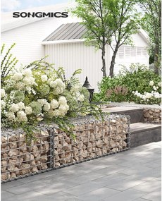 Gabion kosár, fém gabion ketrec 100 x 30 x 30 cm