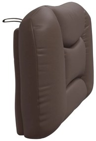 barna műbőr fejtámla párna 100 cm