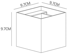 Lucide 09217/04/02 - LED fali lámpa XIO 1xG9/4W/230V arany