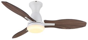 Globo Gale 03671W távirányítós mennyezeti ventilátoros lámpa, 22W LED, 3000K-4500K-6000K, 1897 lm
