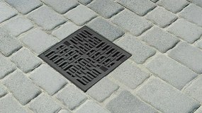 ACO Self XtraPoint Udvari összefolyó 25 x 25 x 20,5 cm, kompozit rács, B125 319430