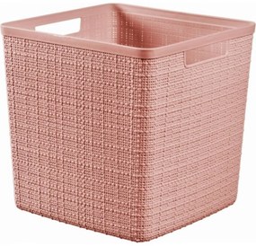 Curver Tárolókosár JUTE L, rózsaszín