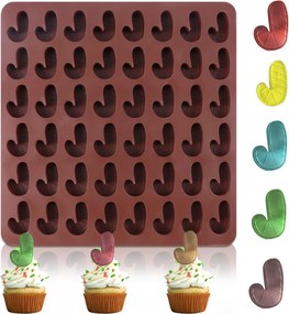 Szilikon Forma Csokoládéhoz, Pralinéhoz, Cukorkákhoz, 48 Helyes