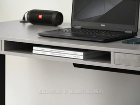 PC asztal Osto 140 (beton + fekete). 1109835