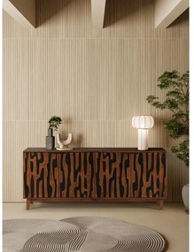 Barna mangófa komód 190x80x40 cm Kantu – MOME