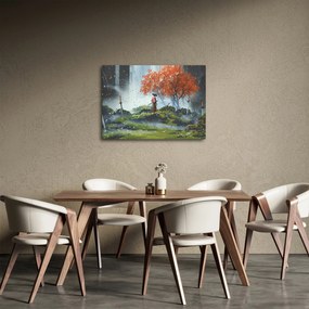 Kép - A kardok kertjének illusztrációja (70x50 cm)