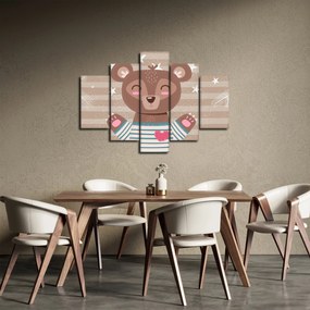 Kép - szerető mackó (150x105 cm)