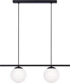 KAJA K-4965 ARTON Fekete Színű Függeszték 2xE27 15W IP20
