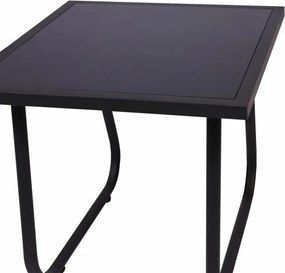 Kerti relax szett 2 szék asztal acél/textil összecsukható