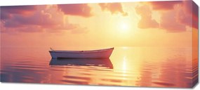 Vászonkép 90x40cm Hálószoba Nappaliba Panoráma Hajó 2