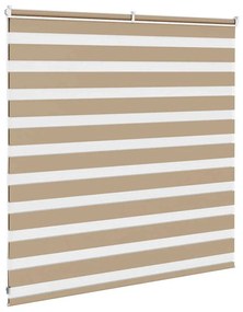 zebrafüggönnyel homokbarna szövetszélesség 135,9 cm poliészter