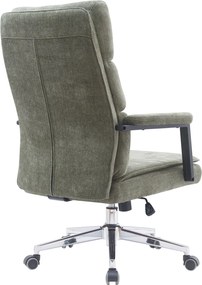 Irodai szék, zöld/króm, ZAVIER